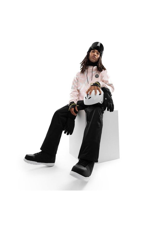 SIROKO - Kurtka snowboardowa męska W1 Tibet. Kolor: różowy. Materiał: softshell, materiał. Sezon: zima. Sport: snowboard