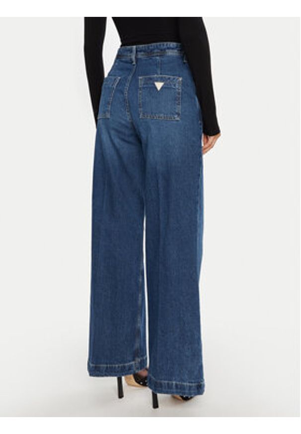 Guess Jeansy Dakota W4YA77 D5DD4 Granatowy Relaxed Fit. Kolor: niebieski