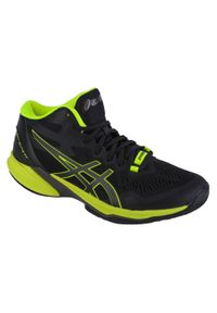 Asics - Buty do siatkówki męskie, ASICS Sky Elite FF MT 2. Kolor: zielony, wielokolorowy, czarny. Sport: siatkówka