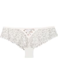 bonprix - Figi brazylijskie z delikatnej koronki. Kolor: biały. Materiał: materiał, koronka. Wzór: koronka #1