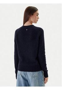 BOSS Sweter C_Fesperanasy 50548930 Granatowy Regular Fit. Kolor: niebieski. Materiał: wełna