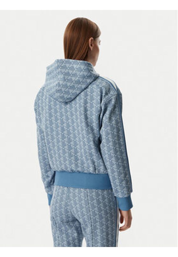 Lacoste Bluza SF7606 Niebieski Regular Fit. Kolor: niebieski. Materiał: bawełna