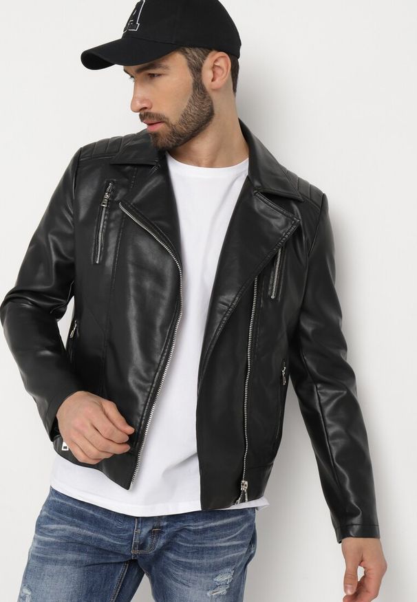 Born2be - Biała Koszulka Bawełniana z Ozdobnym Nadrukiem na Przodzie Ulitiama. Okazja: na co dzień. Kolor: biały. Materiał: bawełna. Wzór: nadruk. Styl: casual