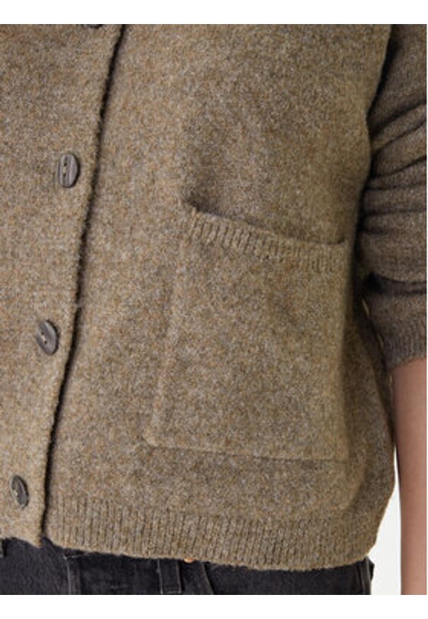 only - ONLY Kardigan Piemonte 15344118 Beżowy Regular Fit. Kolor: beżowy. Materiał: syntetyk