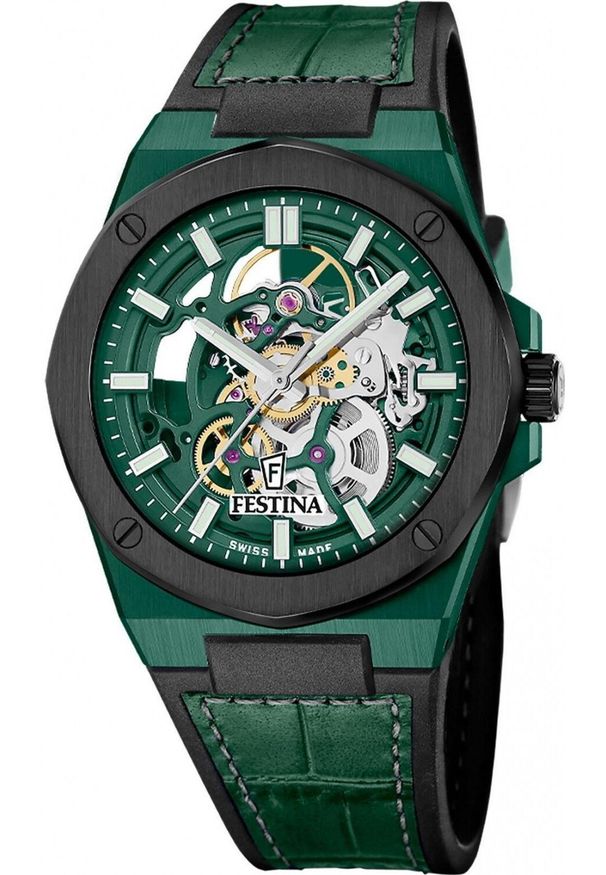 Zegarek Festina Zegarek męski Festina F22013-1 czarny. Kolor: czarny