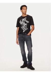 Hugo T-Shirt 50524023 Czarny Regular Fit. Kolor: czarny. Materiał: bawełna