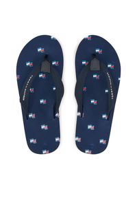 TOMMY HILFIGER - Klapki Tommy Hilfiger. Kolor: niebieski #1
