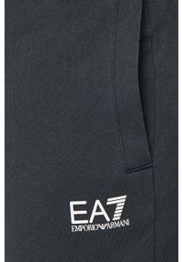 EA7 Emporio Armani Spodnie PJ05Z.8NPP53 męskie kolor granatowy gładkie. Kolor: niebieski. Materiał: dzianina. Wzór: gładki #4