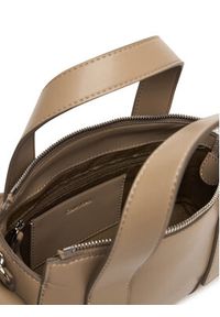 Calvin Klein Torebka Webbing Strap Pocket Bag LV04F3291G Beżowy. Kolor: beżowy. Materiał: skórzane #5