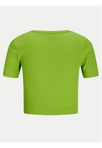 JJXX T-Shirt Florie 12217164 Zielony Slim Fit. Kolor: zielony. Materiał: bawełna #3