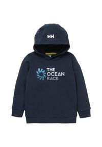 Bluza z kapturem dla dzieci Helly Hansen The Ocean Race. Typ kołnierza: kaptur. Kolor: niebieski #1