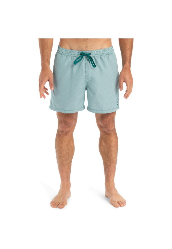 Quiksilver - Szorty kąpielowe dla Mężczyzn EVERYDAY DELUXE 15". Kolor: zielony. Materiał: poliester, materiał. Styl: sportowy