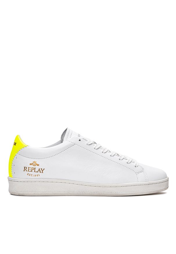 Sneakersy męskie Replay Warburton (GMZ3L.000.C0001L.2358). Okazja: na co dzień. Kolor: biały