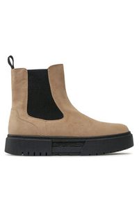 Jenny Fairy Sztyblety WS5895-01 Beżowy. Kolor: beżowy. Materiał: skóra #4