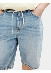 Tom Tailor Denim Szorty jeansowe 1032259 Błękitny Loose Fit. Kolor: niebieski. Materiał: jeans #5