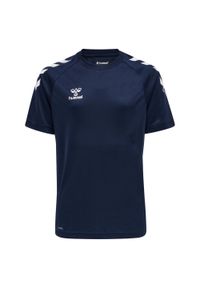 Hummel Core XK Kids Poly T-Shirt. Kolor: niebieski. Długość rękawa: krótki rękaw. Długość: krótkie
