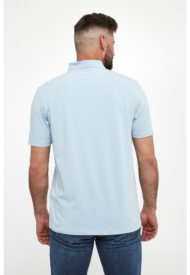 Karl Lagerfeld - Polo męskie z logo KARL LAGERFELD. Typ kołnierza: polo