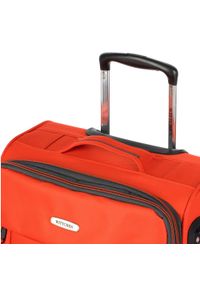 Wittchen - Średnia miękka walizka basic. Kolor: pomarańczowy. Materiał: poliester. Styl: klasyczny #8