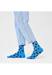Happy-Socks - Happy Socks Skarpety wysokie unisex BDO01-6200 Niebieski. Kolor: niebieski. Materiał: materiał, bawełna #2