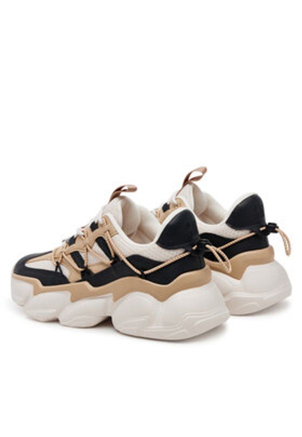 Steve Madden Sneakersy Spectator SM11002961 Beżowy. Kolor: beżowy. Materiał: materiał