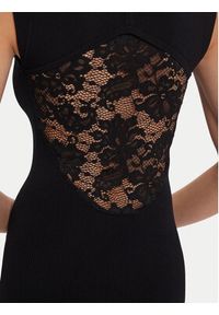 Morgan Sukienka dzianinowa 252-RMLISEA Czarny Slim Fit. Kolor: czarny. Materiał: syntetyk #3