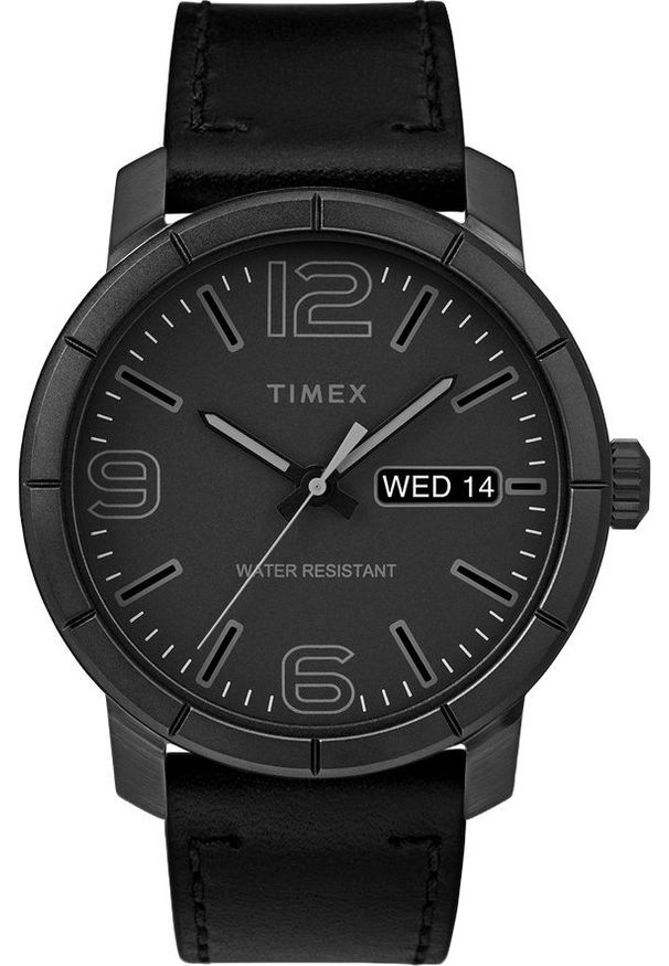 Zegarek Timex Zegarek męski TW2W69446 czarny. Kolor: czarny