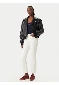 Tommy Jeans Top DW0DW22261 Granatowy Slim Fit. Kolor: niebieski. Materiał: bawełna #3