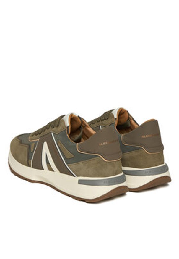 Alexander Smith Sneakersy Liverpool ASBCLPM-3253-OLV Zielony. Kolor: zielony. Materiał: skóra