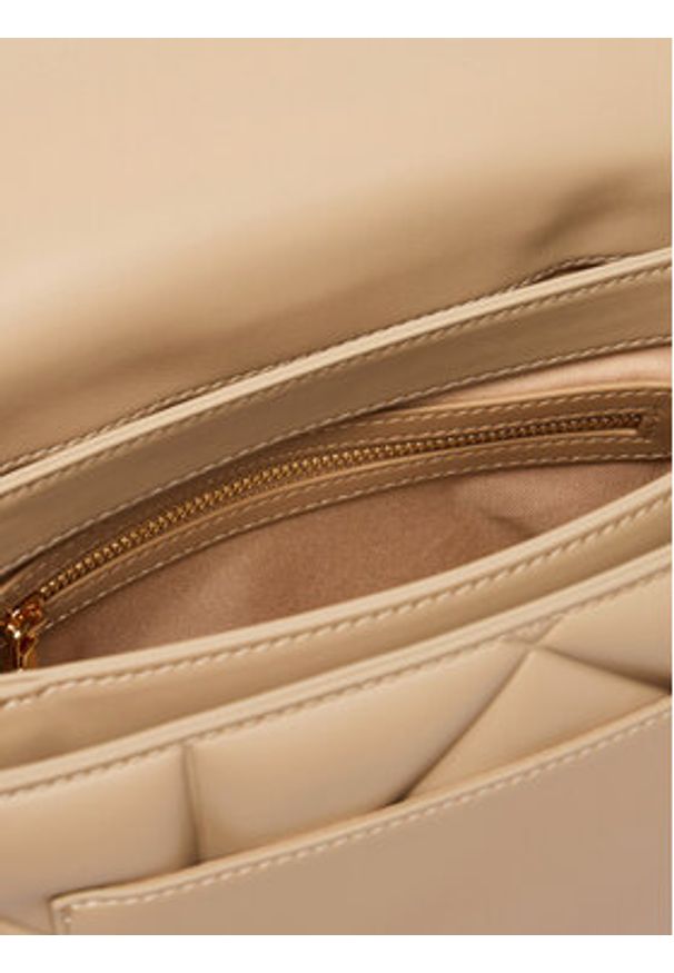 Love Moschino - LOVE MOSCHINO Torebka JC4259PP0OLC0209 Beżowy. Kolor: beżowy. Materiał: skórzane