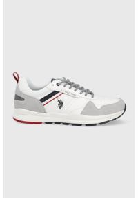 U.S. Polo Assn. sneakersy kolor biały. Zapięcie: sznurówki. Kolor: biały. Materiał: guma