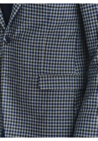 Pako Lorente - PAKO LORENTE – Granatowa marynarka w drobną kratę. Kolor: niebieski. Materiał: wiskoza, poliester, elastan. Sezon: jesień #7