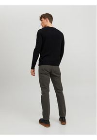 Jack & Jones Sweter Emil 12208364 Czarny Regular Fit. Kolor: czarny. Materiał: bawełna #7