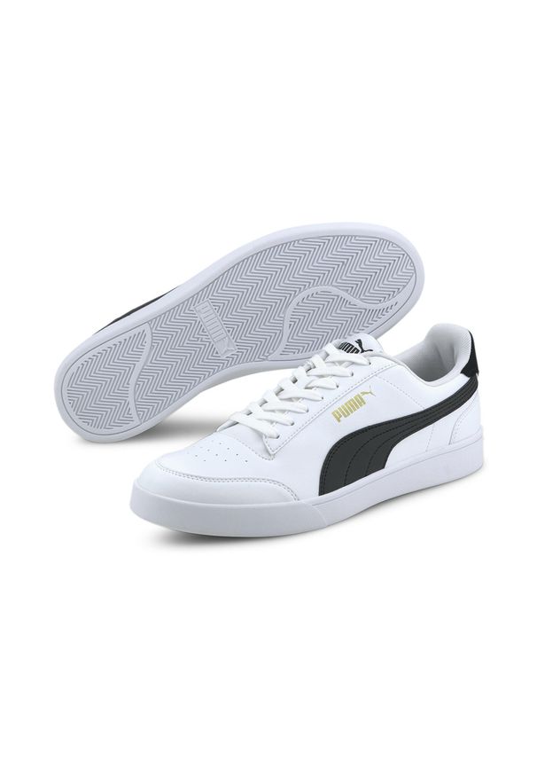 Buty Sportowe Męskie Puma Shuffle. Kolor: biały, wielokolorowy, żółty, czarny