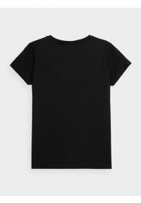 outhorn - T-shirt z nadrukiem damski. Okazja: na co dzień. Materiał: bawełna, jersey. Wzór: nadruk. Styl: casual #4