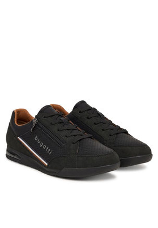 Bugatti Sneakersy Trevor 325-A3809-5555-1010 Czarny. Kolor: czarny. Materiał: skóra