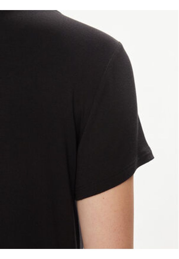Liu Jo T-Shirt VA4154 JS360 Czarny Regular Fit. Kolor: czarny. Materiał: wiskoza
