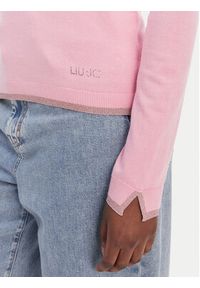 Liu Jo Sweter WA6282 MS49I Różowy Regular Fit. Kolor: różowy. Materiał: wiskoza #4
