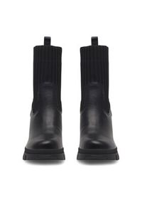 DeeZee Botki EMADE WS5955-07 Czarny. Kolor: czarny. Materiał: skóra