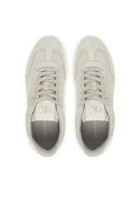 Calvin Klein Jeans Sneakersy Classic Cupsole Mix In YW0YW01767 Szary. Kolor: szary. Materiał: skóra #4