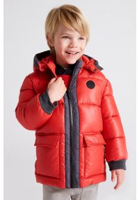 Mayoral kurtka dziecięca kolor czerwony. Okazja: na co dzień. Kolor: czerwony. Styl: casual