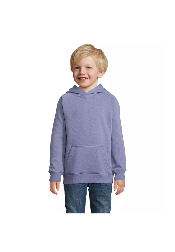 SOL'S - Bluza z kapturem dla dzieci Sol's Stellar. Typ kołnierza: kaptur. Kolor: niebieski