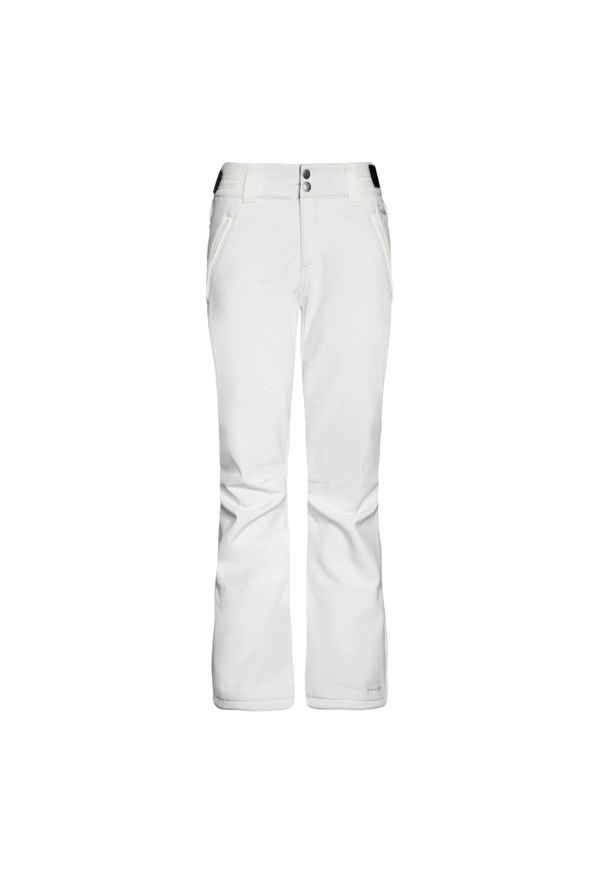 Spodnie narciarskie dla kobiet Protest Lole. Kolor: biały. Sezon: zima. Sport: narciarstwo