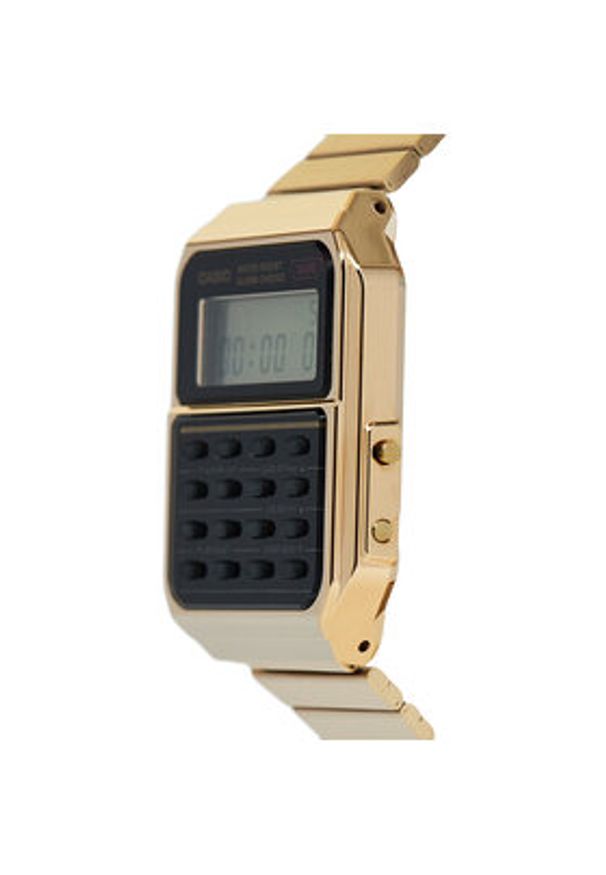 Casio Zegarek Vintage Edgy CA-500WEG-1AEF Złoty. Kolor: złoty. Styl: vintage