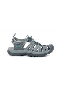 keen - Buty do chodzenia damskie Keen Whisper. Kolor: szary. Materiał: materiał. Sport: turystyka piesza