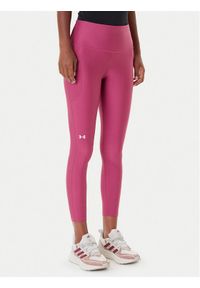 Under Armour Legginsy Hi Ankle 1365335 Różowy Slim Fit. Kolor: różowy. Materiał: syntetyk #1