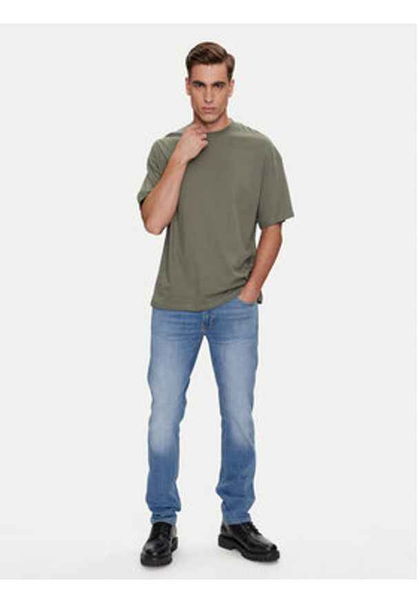 Lee Jeansy Daren 112355809 Niebieski Straight Fit. Kolor: niebieski