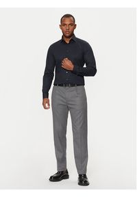 Calvin Klein Koszula K10K113846 Granatowy Slim Fit. Kolor: niebieski. Materiał: bawełna #5