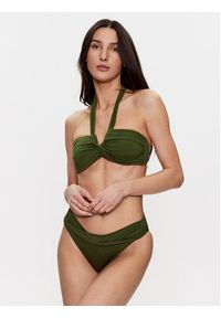 Seafolly Dół od bikini 44320-942 Zielony. Kolor: zielony. Materiał: syntetyk #3