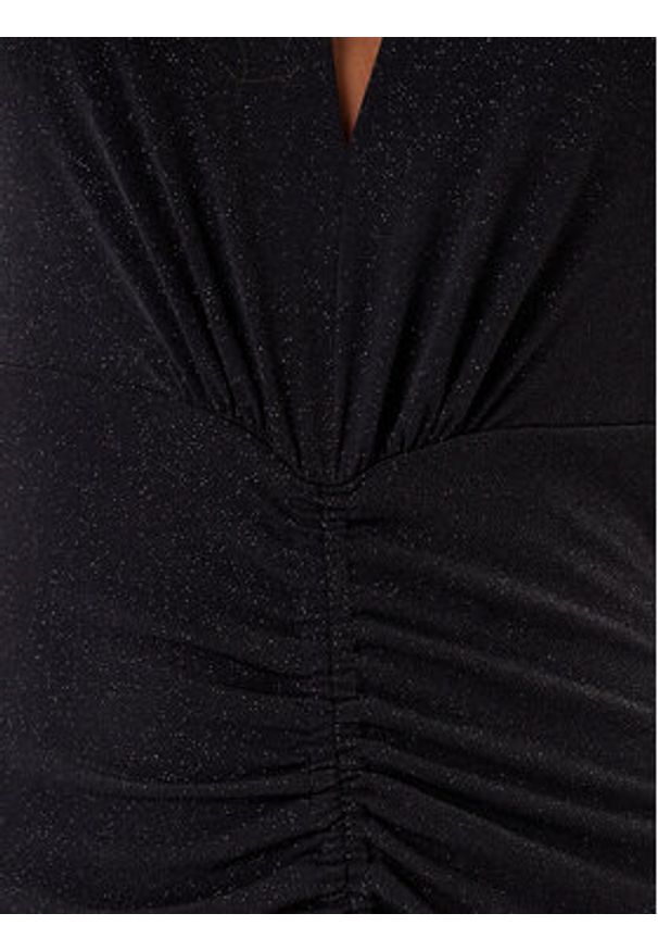 Rinascimento Sukienka koktajlowa CFC0126181003 Czarny Slim Fit. Kolor: czarny. Materiał: syntetyk. Styl: wizytowy
