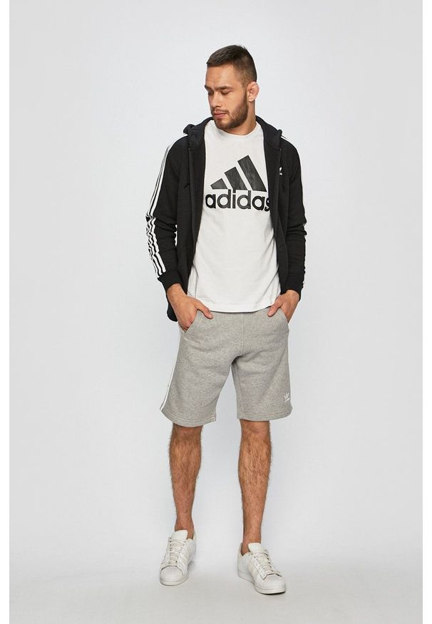 adidas Originals - Szorty DH5803. Okazja: na co dzień. Kolor: szary. Styl: casual